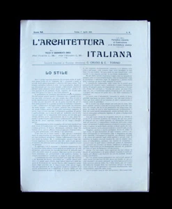Sacile Scuole Normali Arch Rupolo L'Architettura Italiana Anno XI n 7 1916 - Foto 1 di 2
