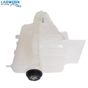 White Radiator Overflow Tank W/ Cap For International 9200 9400 9900 2003-2010 - Picture 1 of 10