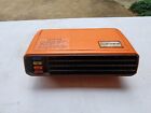 Vintage Mid Century Intermatic Heatwave Orange Heater Portable Fan JH-600