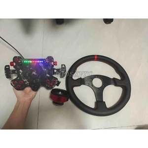 Simplayer 13-in Steering Wheel Rim + Quick Release + QUFEI H1-K Sim Racing Hub - Picture 1 of 6