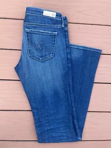 AG Adriano Goldschmied Olivia Skinny Boot Cut Jeans Stretch Made in USA Size 27R - Picture 1 of 13