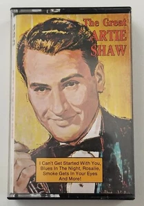 Artie Shaw The Great Artie Shaw Cassette Tape 1985 RCA Special Products - Picture 1 of 5