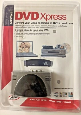 ADS Tech DVD Xpress Transfer Videotapes to CD / DVD USBAV-701-SK-E  - Image 1 of 4