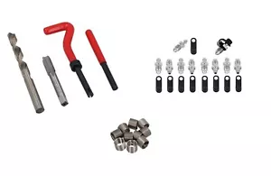 M10 x 1.0mm Thread repair kit/helicoil set damaged thread caliper ABT052KIT5 - Picture 1 of 5