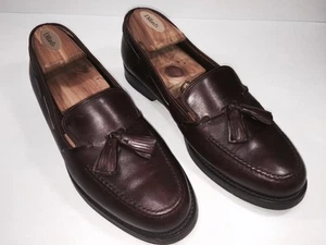 Autentici mocassini COACH uomo mogano penny scarpe nappe taglia 8,5 M vintage - Foto 1 di 6