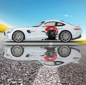 Custom Samurai Livery Racing Side Wrap; JDM Inspired Samurai Custom Decal Side - Picture 1 of 1