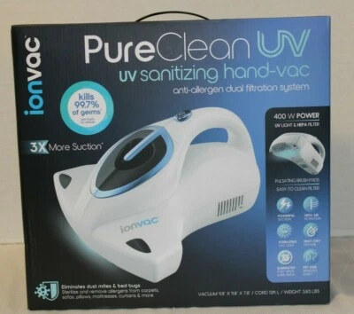 New Tzumi ionvac PureClean UV Compact, Bagless Hand-Vac   - Image 1 of 4