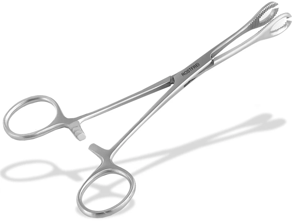 Piercingklemme Zange offen 17,0 cm Piercingzange Piercing Klemme Edelstahl - Bild 1 von 4