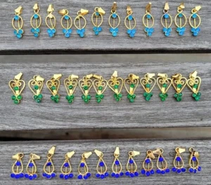 Dije colgante de lágrimas en tono dorado de nuevo con joyería azul agua verde al por mayor (12) - Imagen 1 de 11