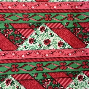 Waverly Schumacher Fabric Chintz CARTWHEEL Hat Box Collection Red Green 9+ Yards - Picture 1 of 9