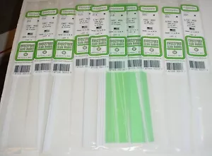 Evergreen Styrol Massiv Rundstab Kunststoff Sortiment 10 Packungen 14" Made in USA - Bild 1 von 3