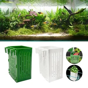 Aquarium Plant Holder Hanging Planter Small Plant Pot Fishes Tank Plant Holder - Picture 1 of 15
