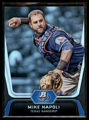 2012 Bowman Platinum  Mike Napoli #29 Texas Rangers - Image 1 of 2