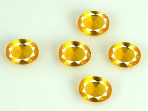 6.65 Ct/5 Pcs Amazing Sale ! Yellow Sapphire Oval Cut EGL Certified Gemstone MSB - Picture 1 of 4