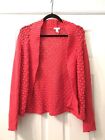 Chicos Large Pink Open FrontSweater Chico's 2