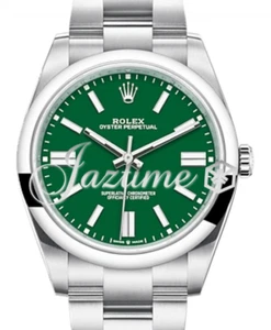 Rolex Oyster Perpetual 41 Green Index 41mm Steel Domed Oyster 124300 NEW - Picture 1 of 1