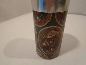 Men's White Handkerchiefs 6 pack in Christmas Santa cylinder box 100% cotton New - Picture 1 of 6