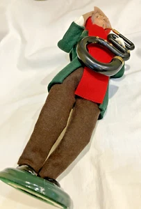 Byers Choice Christmas Caroler Man w Serpentine Horn Figurine 2005 - Picture 1 of 6
