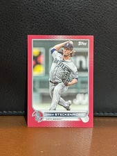 2022 Topps ~~MINI~~ DREW STECKENRIDER Mariners #US205 RED BORDER 2/5