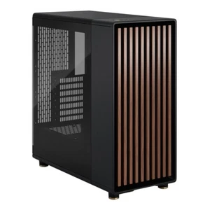 Fractal Design North Tempered Glass ATX Mid-Tower Computer Case - Black/Walnut - Afbeelding 1 van 4