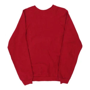 Age 13-14 Hanes Sweatshirt - XL Red Cotton Blend - Picture 1 of 8