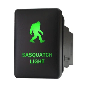 Interruptor pulsador SASQUATCH LIGHT 9B20G 12V LED verde para Toyota Highlander 4Runner - Imagen 1 de 1