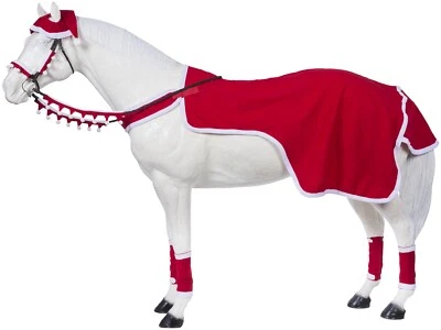 Holiday Horse Wear - Santa Quarter Sheet with Breastplate - Image 1 of 2