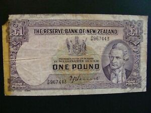 New Zealand 1 Pound 1940-67