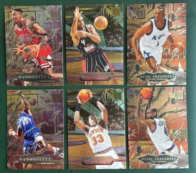 1996-97 Metal Universe Basketball Lot (135) – SERIES 2 Heavy – Stars + Inserts - Image 1 of 4
