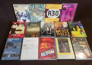 Music DVD Collection Box Set Oasis Rush REM Elton John - Picture 1 of 12