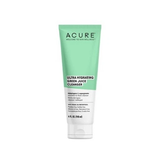 Ultra Hydrating Green Juice Cleanser Acure 4 FL Oz Liquid 118 Ml