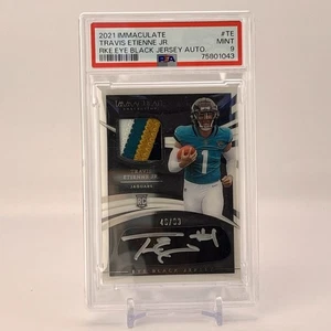 2021 Immaculate Travis Etienne Jr. Rookie RC Eye Black 4 ColorRPA Auto /99 PSA 9 - Bild 1 von 2