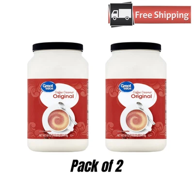Great Value Original Value Size Coffee Creamer, 60 oz