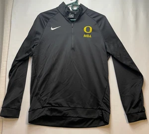 Nike NCAA Oregon Ducks MBA Camisa Hombre Mediana 1/4 Cremallera Manga Larga Suéter Negro - Imagen 1 de 11