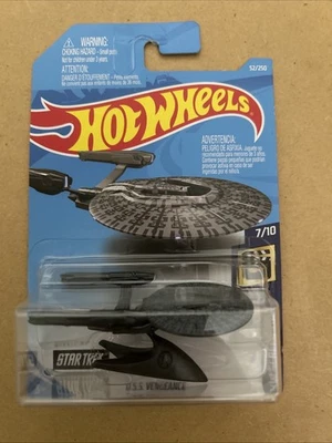 Tarjeta larga Hot Wheels U.S.S. Vengeance plateada 2016 HW tiempo de pantalla Foto 1 de 2