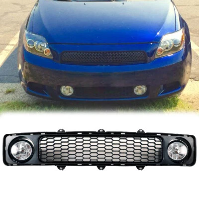 For 2005-2010 Scion tC Fog Lights w/Grill Bumper+Wiring+Switch Kit Clear Lens Foto 1 de 4