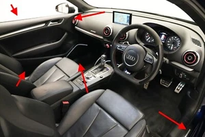 AUDI A3 S3 8V 3 TÜRIG B&O BANG OULFSEN LEDER TÜRKARTEN CABRIOLET OEM 39k MEILEN - Bild 1 von 23