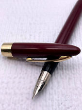 Sheaffer Burgundy Snorkel Statesman Fountain Pen -Restored
