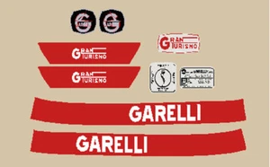 GARELLI 50 GRAN TURISMO 1972 SERIE AUFKLEBER STICKERS - Bild 1 von 1