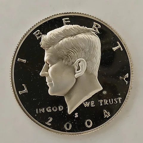 2004-S PROOF SILVER KENNEDY HALF DOLLAR ***FREE SHIPPING*** - 0704 Cover