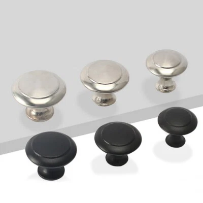 Pack of 1-40 Stainless Steel Door Knobs Cabinet Handles Cupboard Drawer Kitchen - Image 1 of 4