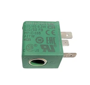 Asco 400127-225 3 Pin Coil 120VAC 6.3W 400 Series Class B Temperature - Picture 1 of 3