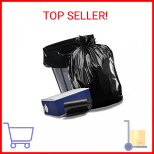 Plasticplace Big Black Trash Bags Heavy Duty - Extra Large Trash Bags Heavy Duty - Picture 1 of 2