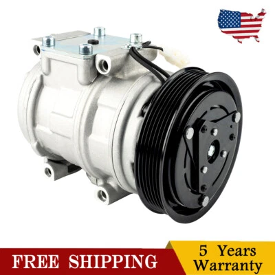 For 1994-2001 Toyota Camry 1999-2003 Solara 6-Pulley Groove A/C Compressor 78334 - Image 1 of 4