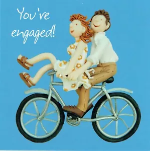 YOU'RE ENGAGED - Quality ENGAGEMENT CARD From The One Lump or Two Collection