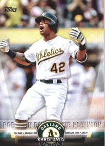2018 Topps Salute #TS11 Khris Davis - Picture 1 of 2