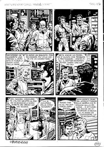 PRL) BONELLI NATHAN NEVER TAVOLA ORIGINALE CHINA GINO VERCELLI COMIC ART ITALY - Imagen 1 de 1