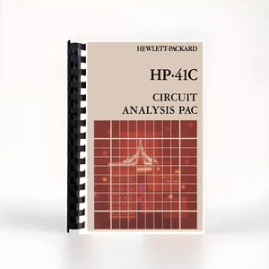 Circuit analysis pac manual for Hewlett Packard HP 41CV calculator module - Picture 1 of 1
