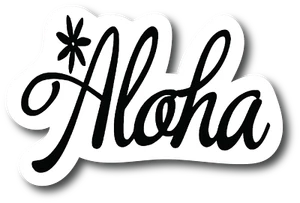 Calcomanía adhesiva Aloha Hawaii 5 pulgadas | Pegatina de vinilo de calidad premium | - Imagen 1 de 4