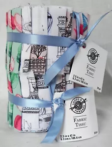 2 Stoff Jelly Rolls von Loops & Threads, @ 20 Stck. Paris Muster 2,5"x42" Baumwolle - Bild 1 von 7